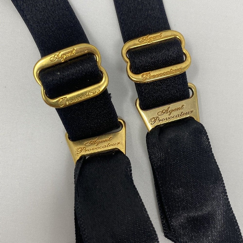 Agent Provocateur Stevie Black Suspender NWT $220 - Picture 10 of 12